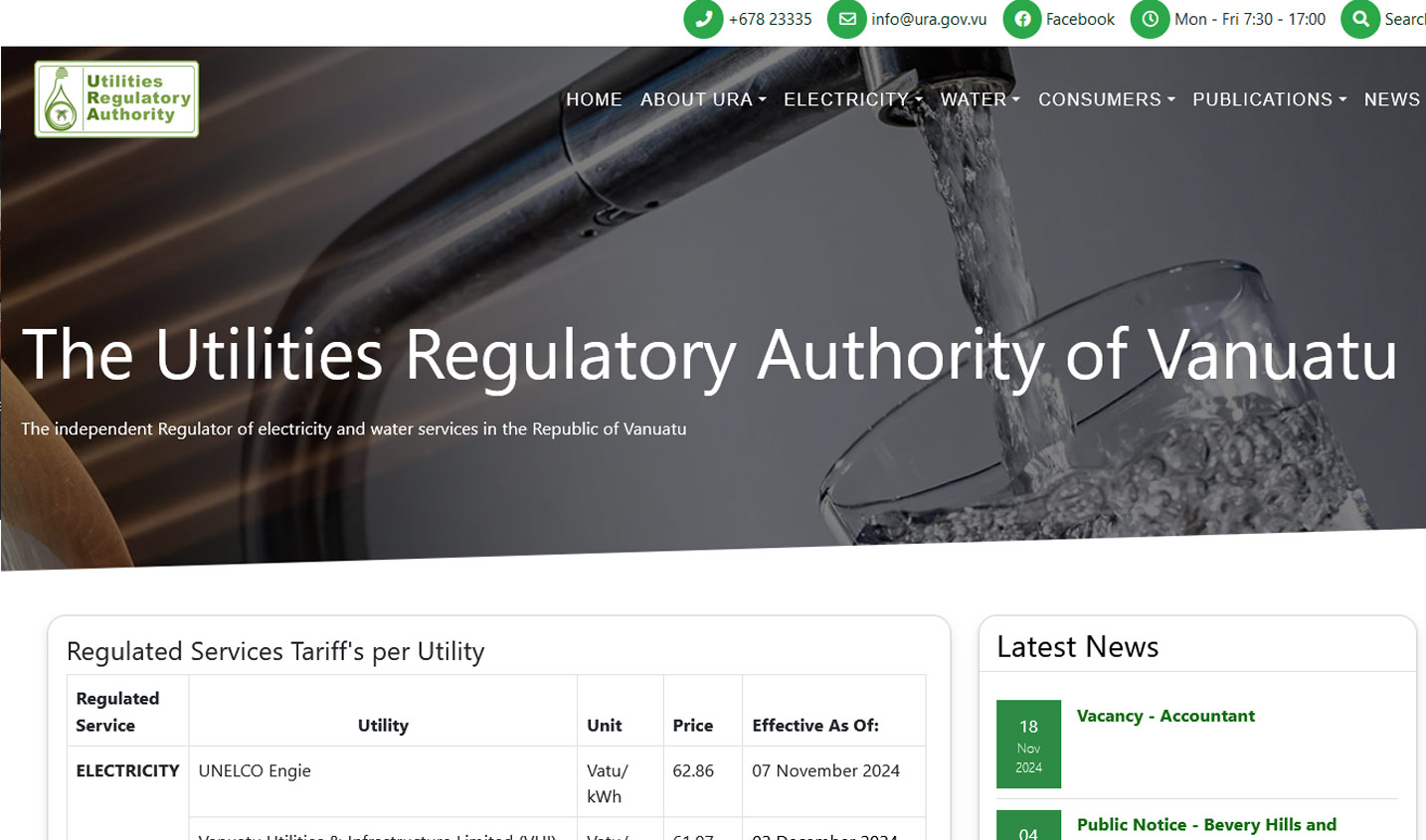 Utilities Regulatory Authority
