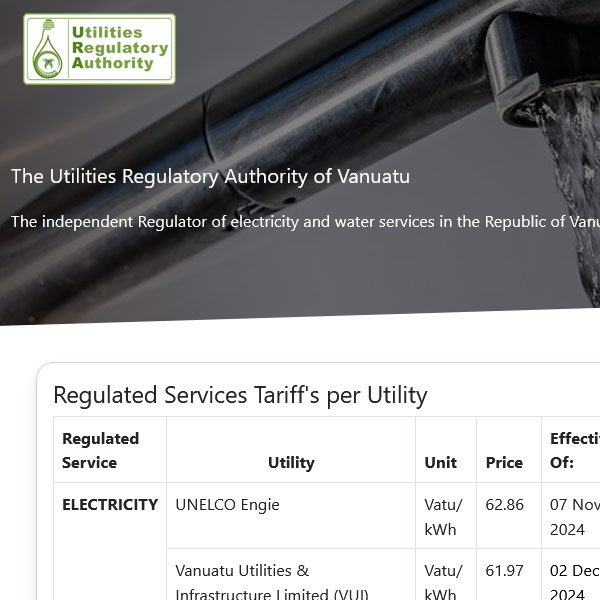 Utilities Regulatory Authority